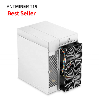 Máquina de mineração de Profitable Antminer T19 88Th do mineiro de SHA-256 Bitcoin BTC