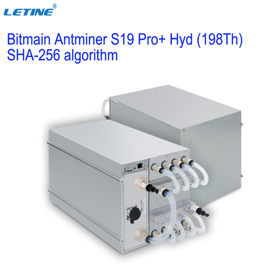 Hidráulica 198Th de Bitmain Asic Antminer Bitmain Antminer S19 Pro+ do algoritmo SHA-256