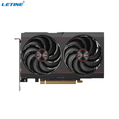 Não placa gráfica de Video Card Sapphire Radeon RX 6600 8G GDDR6 256bit do mineiro de LHR GPU