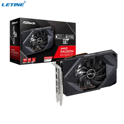 Cartão GDDR6 gráfico para a placa gráfica do computador de secretária do ITX 8GB do desafiador de Asrock Radeon RX 6600 XT da mineração