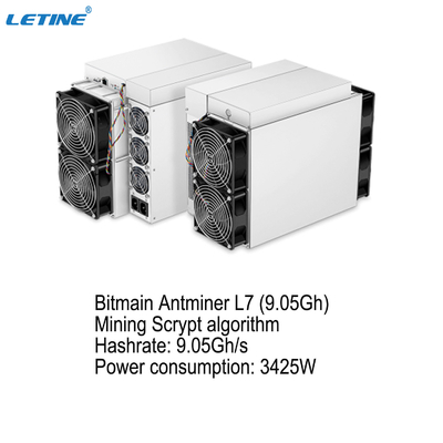 Formiga cripto L7 de Bitmain Antminer L7 9050M 9300Mh 9500Mh Litecoin da máquina de mineração de Scrypt do doge de LTC