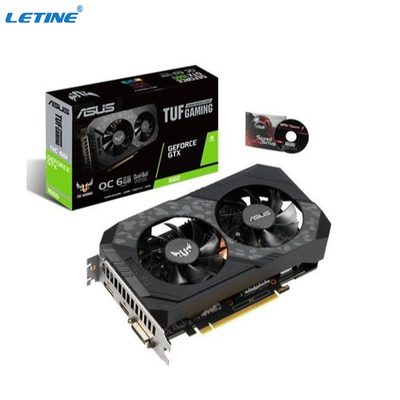 Placa de vídeo 1660 do GB TUF OC do si 6 de Graphic Card ASUS GeForce GTX do mineiro GDDR6