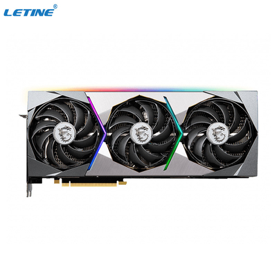 placa gráfica da mineração 12G para a placa gráfica do jogo do si SUPRIM X do jogo MSI GeForce RTX 3080