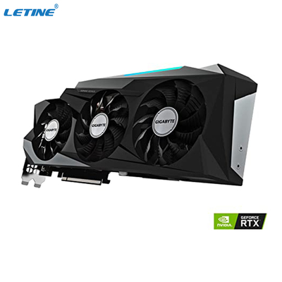 Fãs da placa gráfica 3 WINDFORCE de OC 12G do jogo de GeForce RTX 3080 da giga byte