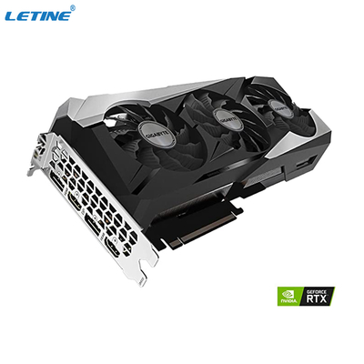 Sistema de refrigeração da placa gráfica WINDFORCE 3X de OC 8G do jogo do si de GeForce RTX 3070 da GIGA BYTE