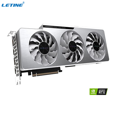 Cartão gráfico do rtx 3070 de prata de OC 8G da visão do si de GeForce RTX 3070 da GIGA BYTE de Graphic Card do mineiro da cor