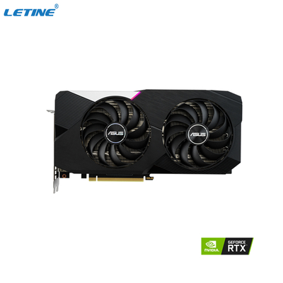 Placa gráfica ASUS DUAL-RTX3060TI-O8G-V2 do jogo de Hashrate do fechamento