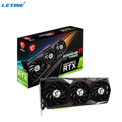 TRIO 12GB GDDR6X do JOGO X do si de Graphic Card GeForce RTX 3080 do mineiro 350W