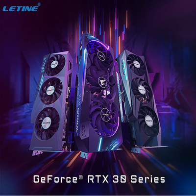 JOGO OC 12GB GDDR6X do si de GeForce RTX 3080 da GIGA BYTE do cartão gráfico de ZEC GPU
