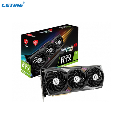 TRIO 12G do JOGO X da placa gráfica MSI GeForce RTX 3060 de VGA 3060 do cartão gráfico de 1852MHz LHR