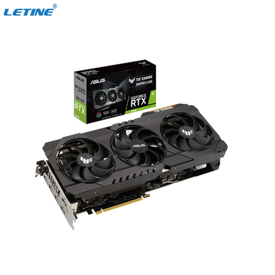 JOGO de Video Card Asus TUF-RTX3080 10G do mineiro de ZEC LTC ETH para o equipamento de mineração