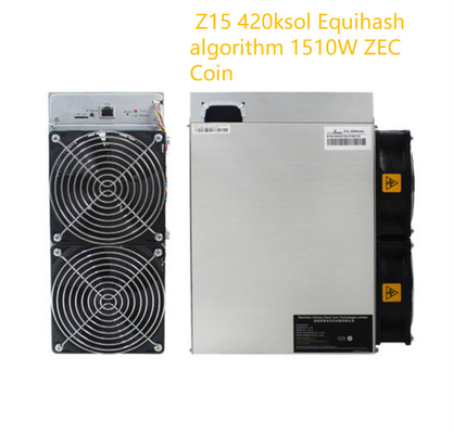 Máquina de mineração Bitmain da moeda do algoritmo ZEC de Equihash Antminer Z15 420ksol 1510W