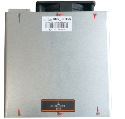 Mineiro Bitmain Antminer DR5 35o 1610W da moeda do RCI do algoritmo Blake256R14