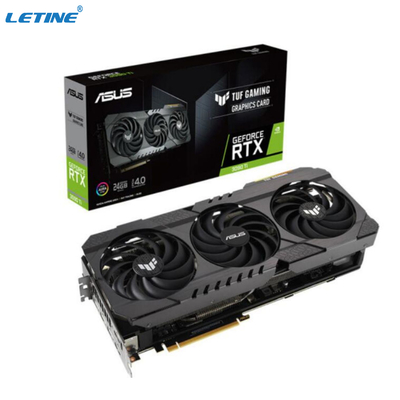 Placa de vídeo da placa gráfica GDDR6X do JOGO 24G de ASUS TUF RTX 3090