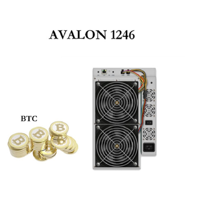 Algoritmo de Canaan Avalon 1246 87T SHA 256 do mineiro de A1246 87T BTC Asic