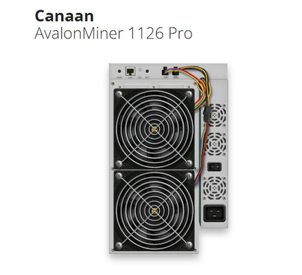 1126 pro Avalon Miner usado 68Th/S 50W/T SHA 256 Algo para minar Bitcon
