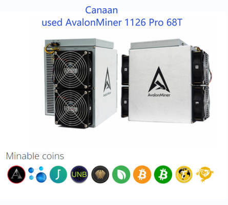 1126 pro Avalon Miner usado 68Th/S 50W/T SHA 256 Algo para minar Bitcon