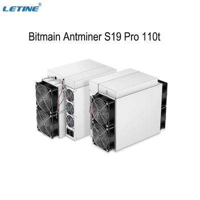 De Bitcoin Asic do mineiro pro 110t BTC S19PRO S19J PRO 104T 100T 96T servidor de mineração cripto de Machine Bitmain Antminer S19