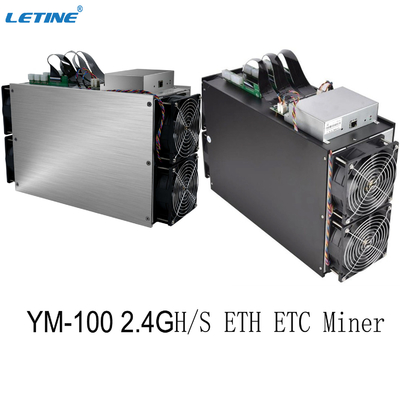 Máquina de mineração 2400MH de Ethash Algorithm Crypto Ethereum do mineiro de YM-100 Asic ETH 2200M 2100M Blockchain Miner