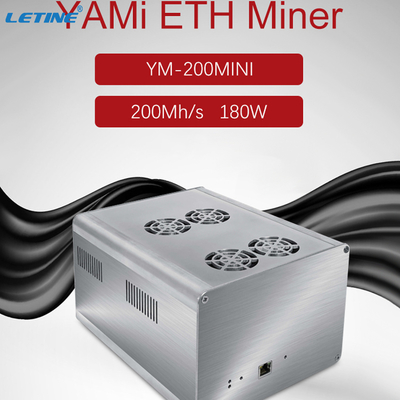 Mineiro etc. ETH Ethash cripto 200MH 180W de YM-200 Mini Ethereum ASIC para a casa